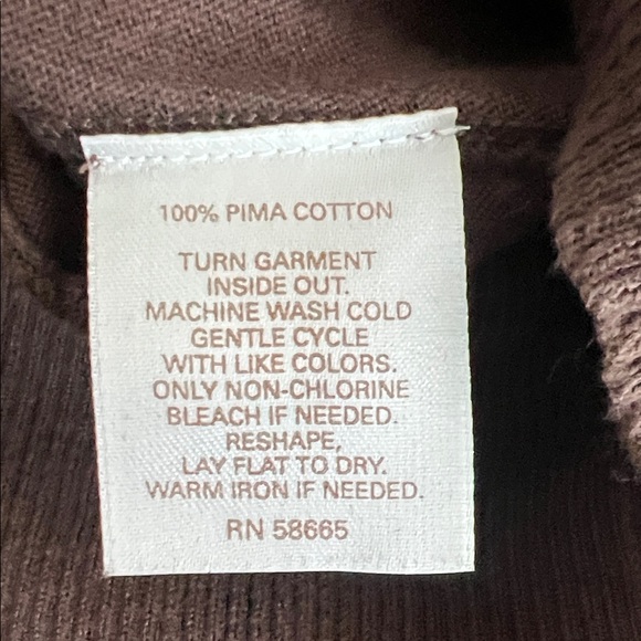 Halogen Chocolate Brown Women's top with statement sleeves Y2K size S - Picture 3 of 4